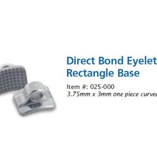 Buton lingual baza rectangulara curba