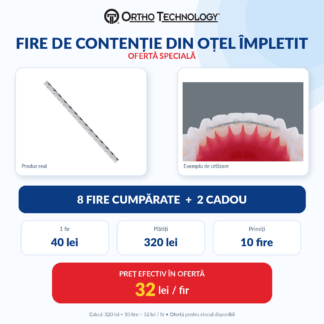 8 + 2 Cadou Fir contentie Otel torsadat plat