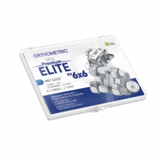 Brackets Premium Elite .022 — set 20 brackets + 4 tuburi — Orthometric - MBT